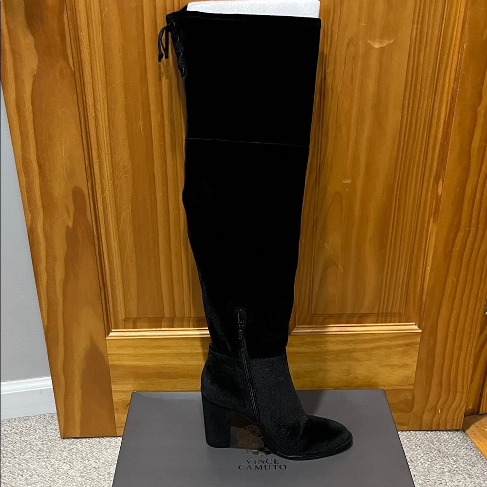 Vince Camuto Black Grady Over-the-knee Boots